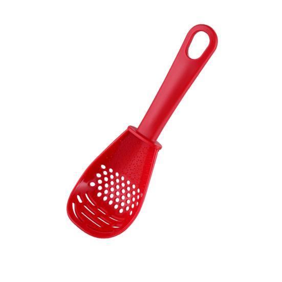 Совок для пресса для чеснока, многофункциональная термостойкая полипропиленовая пластиковая легкая шумовка, кухонная лопатка с прорезями