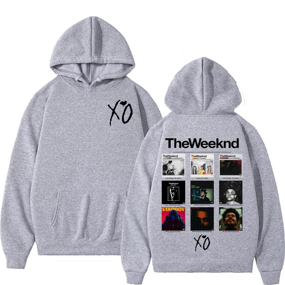 Rapper The Weeknd Album Cover Graphic Hoodie Winter Men's Women's Cotton Fashion Pop Comfort Hoodie