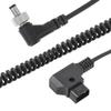 D‑TAP Plug to DC Port DC Monitor Supply Cable Plastic Black Spring Power Wire with Lock