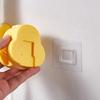 Настенный дозатор зубной пасты Ленивый пластиковый держатель зубных щеток Без перфорации Желтый утиный выдавливатель зубной пасты Аксессуары для ванной комнаты