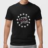 1776 2026 Футболка Америка 250-летие Патриотическая Графическая футболка США