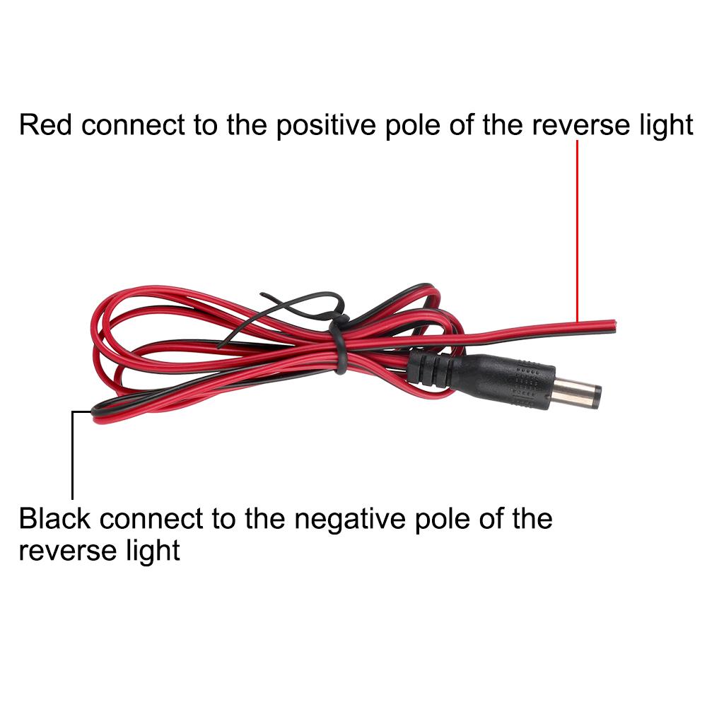Автомобильная камера заднего вида IP68 Водонепроницаемый CCD чип Реверсивный мониторинг парковки 12 светодиодов ночного видения 170 градусов высокой четкости