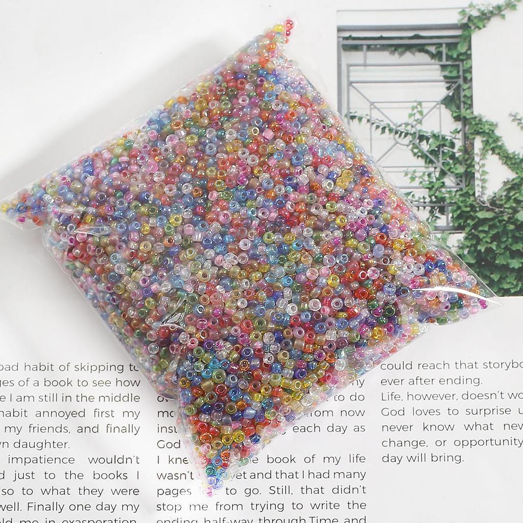 2/3/4 мм покрытые цветные серии стеклянные рисовые бусины для украшения ювелирных изделий, изготовления ожерелья, браслета «сделай сам»