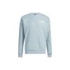Logo Print Pattern Crew Neck Pullover Sweatshirt Men Sweatshirt Blue HY5849