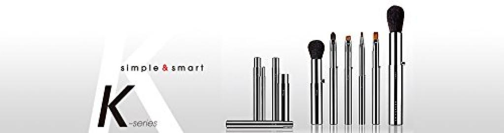 Kumano Brush Chikuhodo Genuine K Series 3 Piece Set with Exclusive Box Hiroshima Makeup Brush (K-2,5,7) BR-6