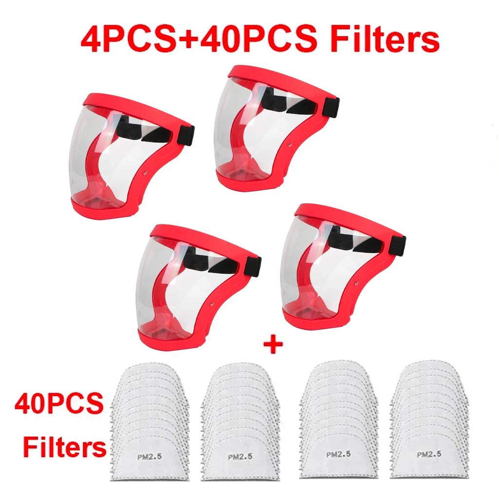 Полнолицевая маска, прозрачная защитная крышка для головы, глаз, очки, козырьки для экрана, пыленепроницаемая, противотуманная, кухонная утварь