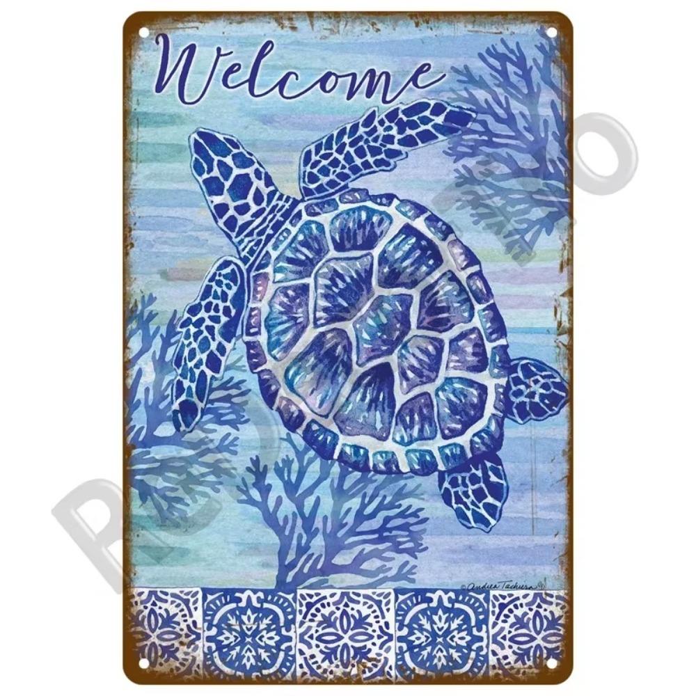 Vintage Decor Placa Decorativa Para Decoración De Del Hogar,Bar, Casa, Playa, Surf, Club, Pintura De Hierro, Arte De Verano