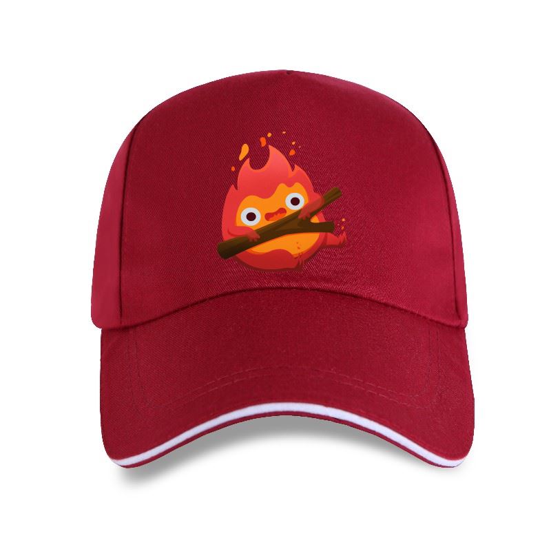 Новинка 2021 года, бейсболка Fire Demon, Calcifer Howl Moving Castle Studio Ghibli, унисекс, повседневные топы в стиле Харадзюку, майка