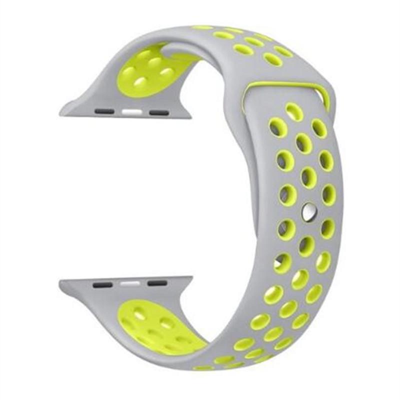 Спортивный ремешок для Apple Watch Ultra 2, 9, 8, 7, 6 SE 5, 4, 3, 2, 1, 49 мм, 38 мм, резиновый ремешок для Iwatch 4, 3, 40 мм, 44 мм, 41 мм, 42 мм, 45 мм