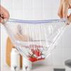 100Pcs Disposable Food Cover Elastic Plastic Wrap Food Grade Lids for Fruit Bowls Cups Caps Dustproof Bag