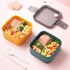 Ланч-бокс, отдельный тип, микроволновое отопление, портативный студенческий контейнер для еды Bento, посуда, школьная посуда