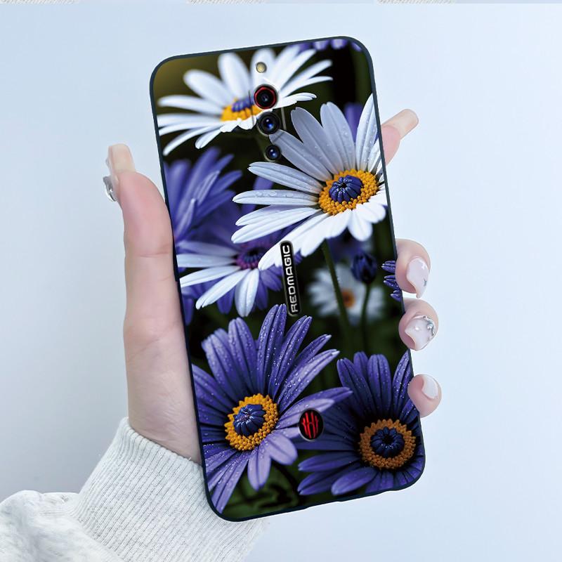 Casing For ZTE Nubia Red Magic 5G 5S RedMagic 5G Black Matte Cover Aesthetic Luxury Cute Cool Boy Girls Shockproof Soft TPU Case