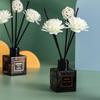Gray Square Essential Oil Diffuser - Gardenia Fragrance for Bedroom, Living Room, or Desk Decor.