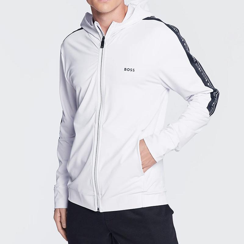 Hugo Boss Куртки Мужские Белые С капюшоном Умеренные Другое 50472367-100