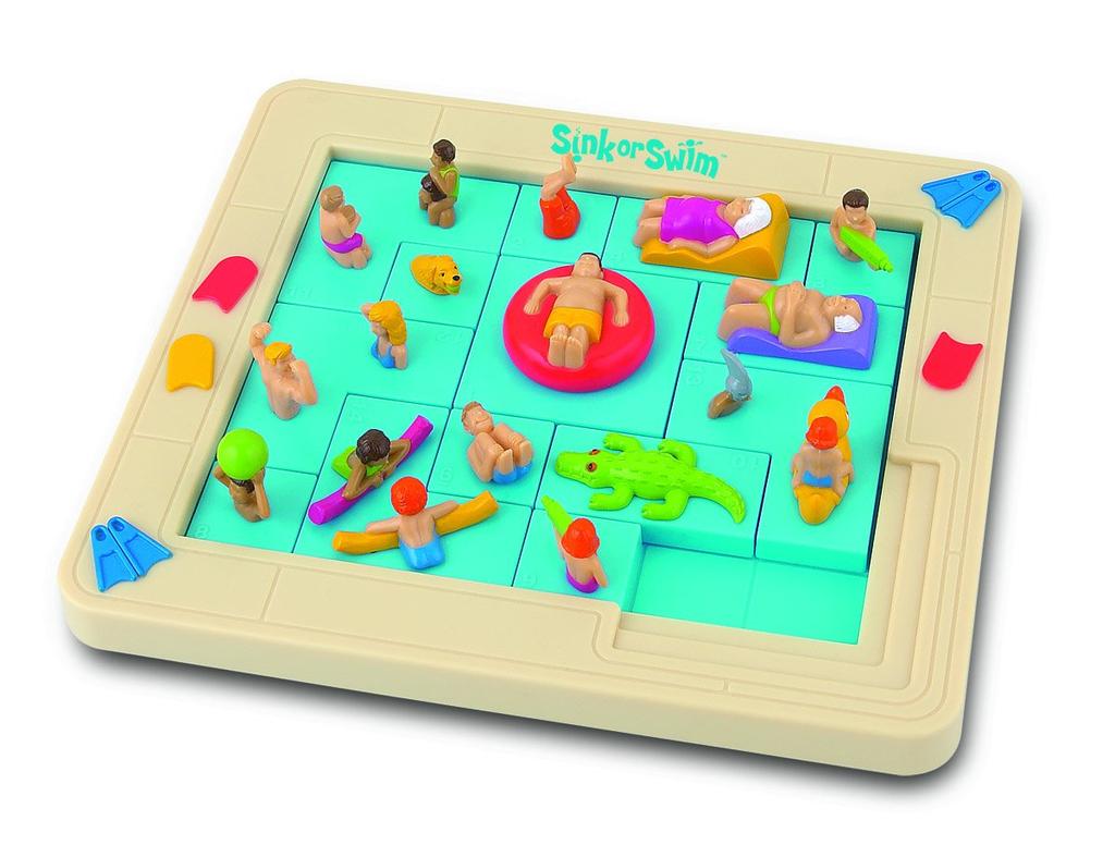 BorneLund Popular Playthings Swimming Pool Puzzle Around 8 Years Old PPT70301 Escape!