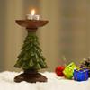 Christmas Tree Candle Candlestick Household Decorations Festive Atmosphere Decorations Xmas