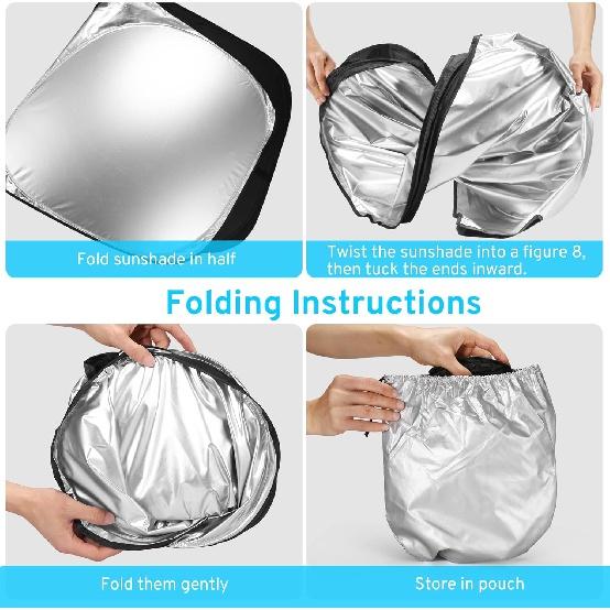 Car Windshield Visor Compatible with Ford Escape 2020-2024 Fusion 2013-2020 SE SEL ST Line Elite Titanium Alloy Limited Edition Platinum Mixed