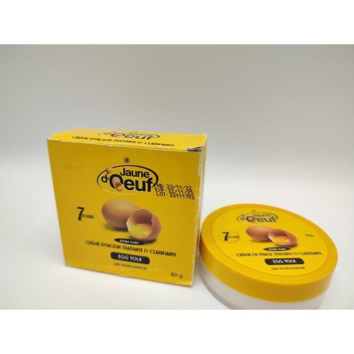 Crème Visage - Jaune D'oeuf - Illumine Le Teint - Éclaircit Sans Taches - Pour Adultes Mixte