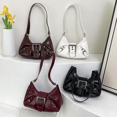 Винтажная сумка через плечо из искусственной кожи для женщин, тренд Y2K, стиль spicy girl, сумка подмышку в стиле Майяр, высококачественные женские сумки