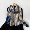 180 * 90cm Summer Women'S New Medium To Long Scarf Shawl Breathable Sunscreen Fashionable Versatile Premium Silk Scarf