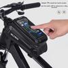 WILD MAN Rainproof Bike Bag Hard Shell Bicycle Phone Holder Case Touch Screen Cycling Bag 6.7 Inch Phone Case Mtb Accessories