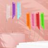 Steel Needle Professional Styling Plastic Heat Resistant Anti-Static Braiding Rat Tail Curved Parting Comb Barber Accessories