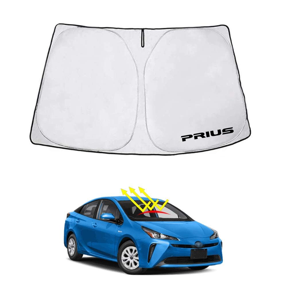 LEXLEYS Front Sunshade for Toyota New Prius 50 Series Blackout and Window Glass Cover Set for Car Car Custom and (including PHV) (Improved Model) -