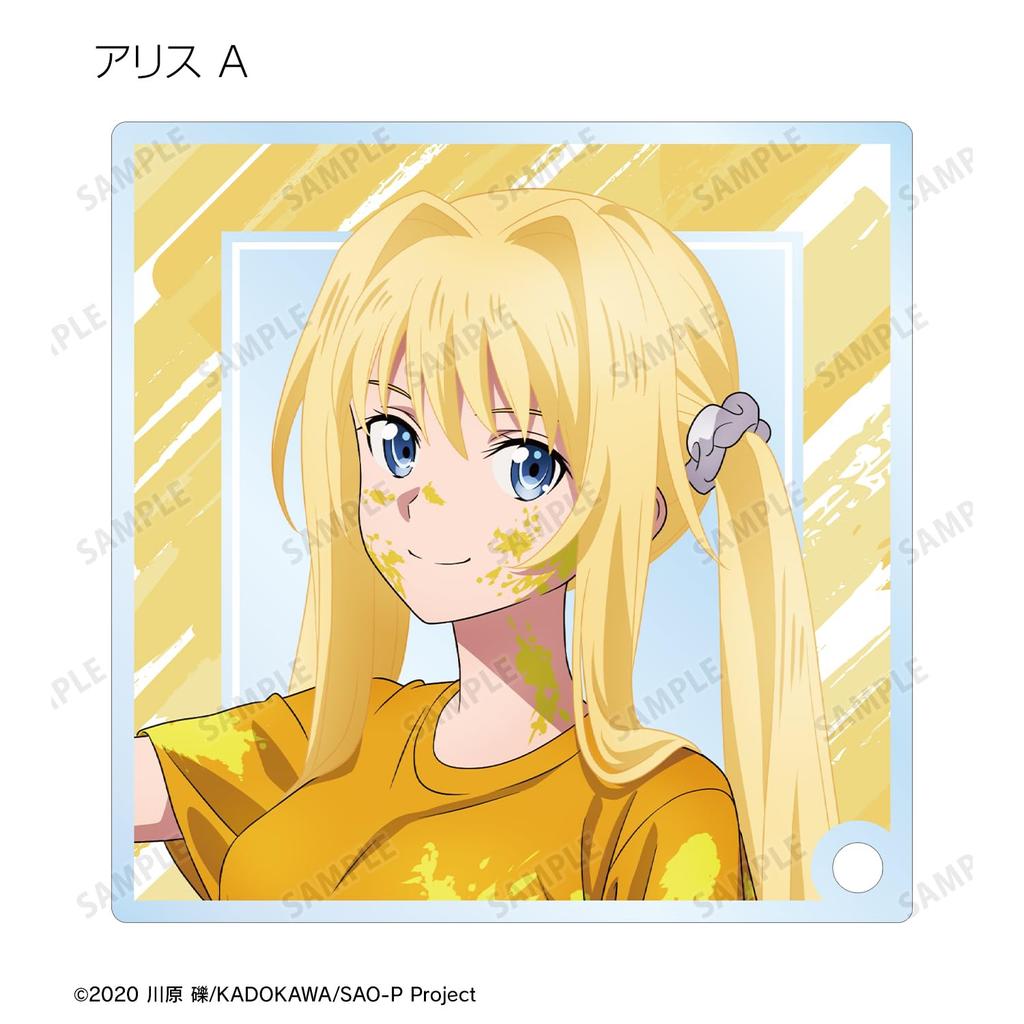 Sword Art Online Оригинальная раскраска Стиль Торговая акриловая подставка Панель Коробка из 12 шт. Вер.