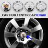 4pcs 83mm ABS Car Wheel Center Hub Caps Cover Emblem fit for Cadillac Escalade Steel wheel hub cover oem 9595891