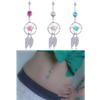 European And American Popular Retro Pine Navel Buckle Umbilical Nail Navel Ring Belly Dance
