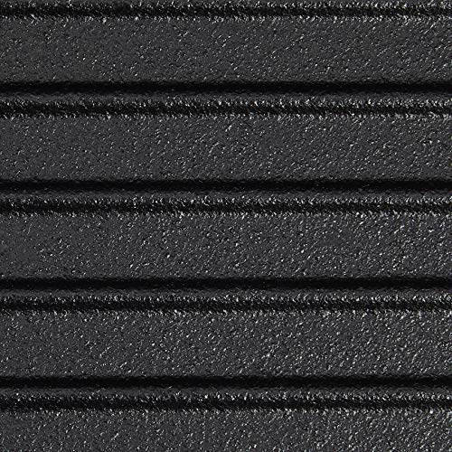 Ishigaki Industrial Ishigaki Skillet Grill Pan, Cast Iron, 18cm, Gas/IH Compatible, Wave-Shaped Design for Draining Excess Oil