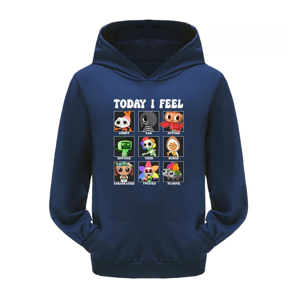 5405 Детские Худи для Мальчиков и Девочек Dandy World с Принтом Повседневные с Длинным Рукавом