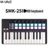 MIDI-клавиатура-контроллер SMK-25 II RGB: 25 клавиш с пэдами для ударных