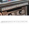 Multimedia Button Trim, Qiilu Multimedia Button Trim, 7pcs Multimedia Panel Button Cover Sticker Silver Aluminum Alloy Fit XF 2012-2015