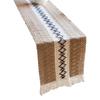 Table Runner with Tassels Hollow Design Protective Table Cloth for Dining Table Farmhouse Decoration
