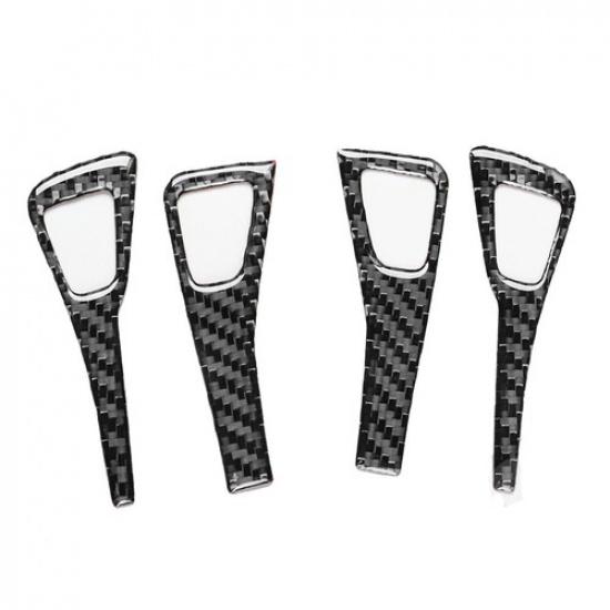 Carbon Fiber Interior Window Lift Switch Button Cover Trim For Tesla Model 3/Y