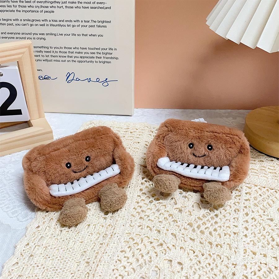 Веселый симуляционный кулон-брелок в виде куклы-пианино, плюшевая кукла-музыкальный инструмент, игрушка-кукла для детей, подарок, кукла для призового автомата