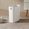 Small Trash Can PP TPR Plastic Wastebasket Slim Open Top Garbage Container Bin for Bathroom Office
