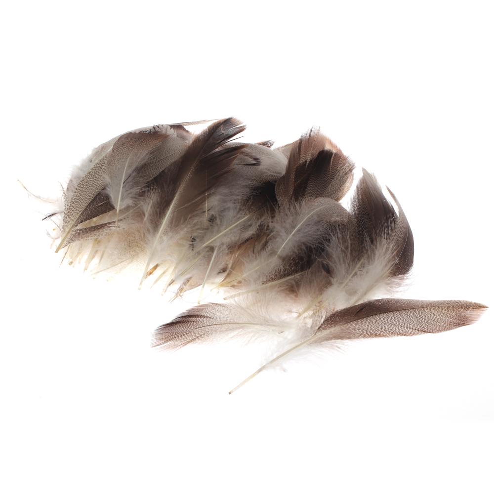 50 шт. натуральных перьев утиной пашины для крыльев, хвостов, стримеров, материала для вязания мушек