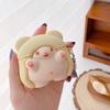 Earphone Silicone Case for Apple AirPods Pro,Cape Bear Design Anti-drop Earbud Cover with Carabiner