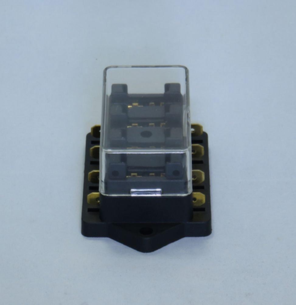 M3 Universal 4 Three Fuse Box Holder with Clear Cover