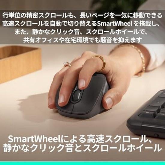 Logicool Signature Comfort Plus M850LGRd Wireless Silent Mouse