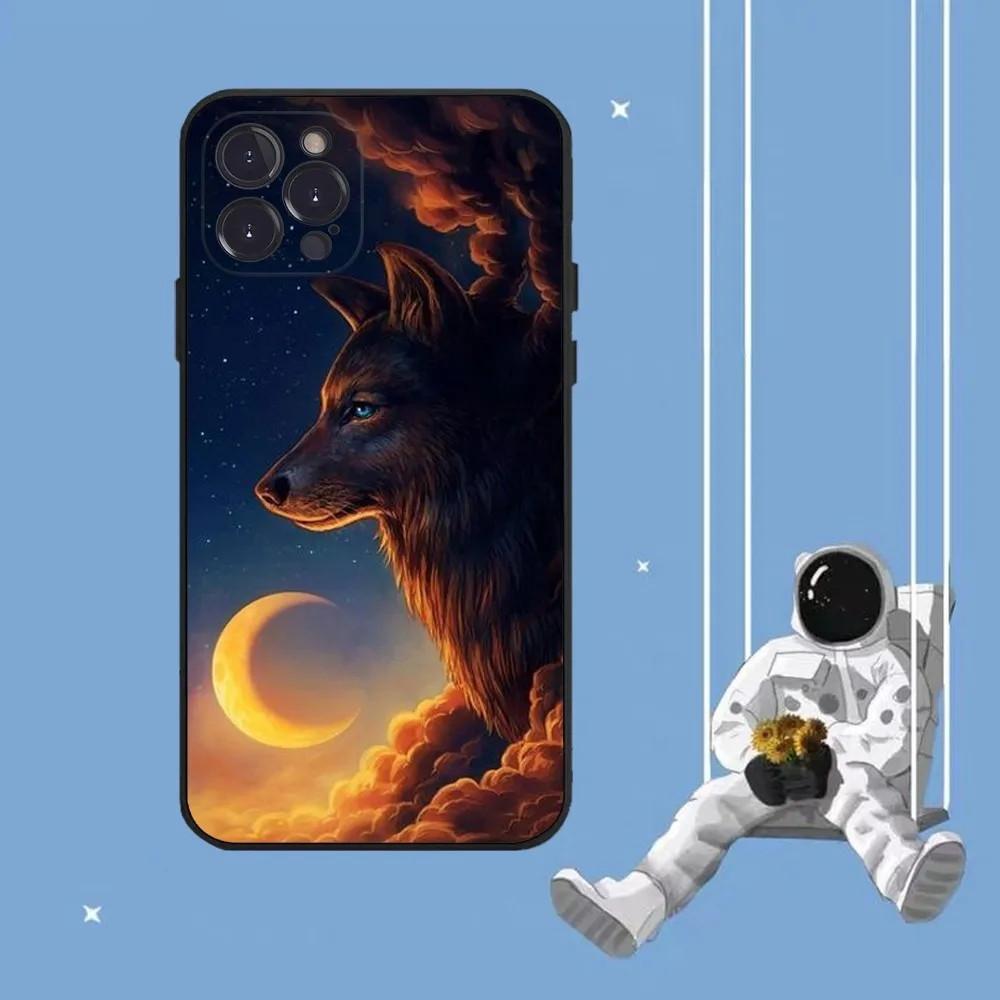 Чехол для мобильного телефона Apple Iphone16, чехол для мобильного телефона Wolf, чехол для мобильного телефона Hair Painted Anti-Drop, чехол для мобильного телефона Huawei Anti-Drop