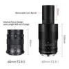 7artisans 60mm MarkII Macro Manual Focus Camera Lens Mirrorless Camera Lens Widely Compatible with Canon RF Mount F2.8 APS-C EOS-REOS-R3 EOS-RP EOS-R5