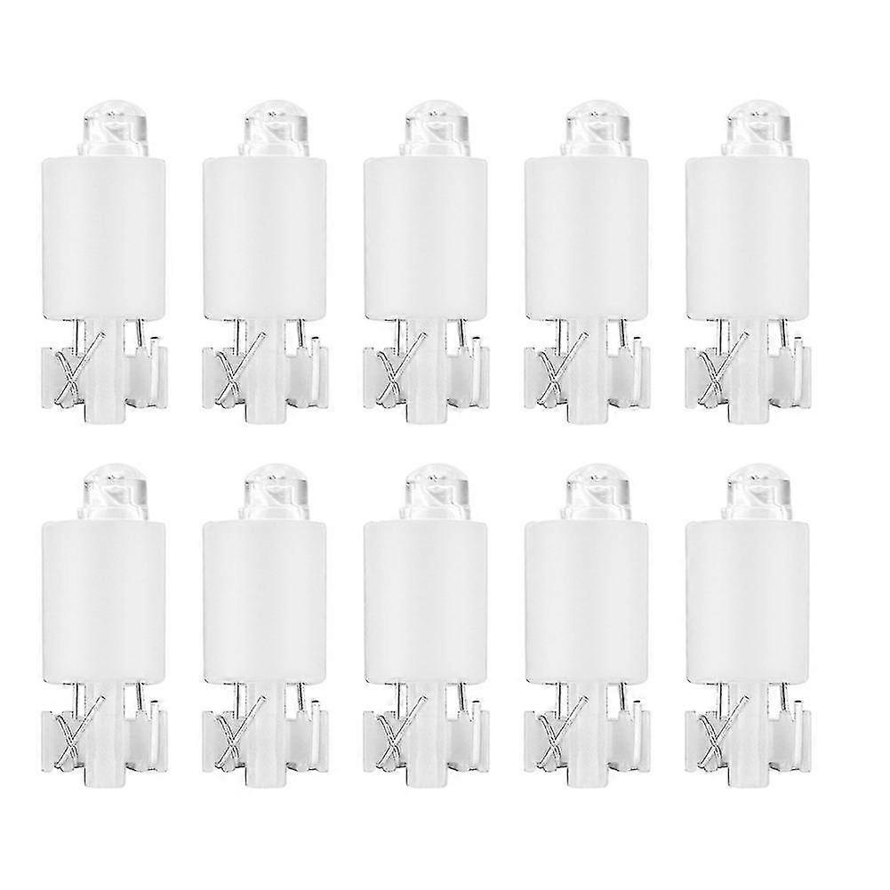 Arcade Game White LED Buttons - 10 Pack