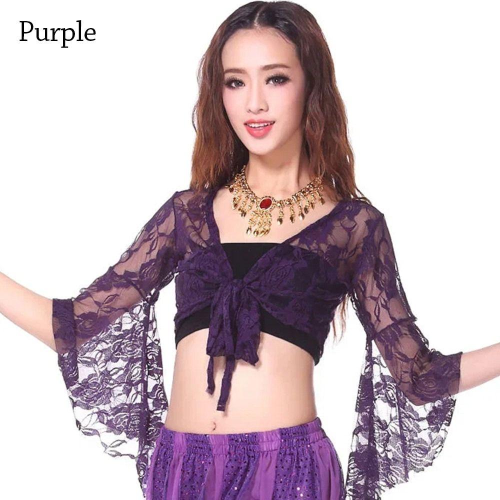Топ для танца живота для ночного клуба, шнуровка, сценический топ, женская кружевная шаль
