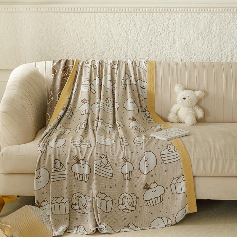 Легкое летнее одеяло из бамбуково-хлопковой марли