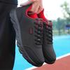 Black Running Shoes Waterproof Artificial Leather Sneakers Outdoor Sport Shoes Men Lightweight Walking Casual Sneakers for Men