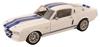 FREESTYLE KK Масштаб 1/12 Ford Mustang Shelby GT500 1967 Белый/Синий Готовая модель (KKDC120172)