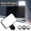 Portable Mini Selfie Fill Light Rechargeable 3 Modes Adjustable Brightness Clip On For Mobile Phone Make Up Computer Fill Light